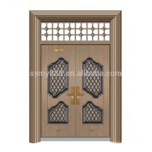 steel front door design double main door steel skin